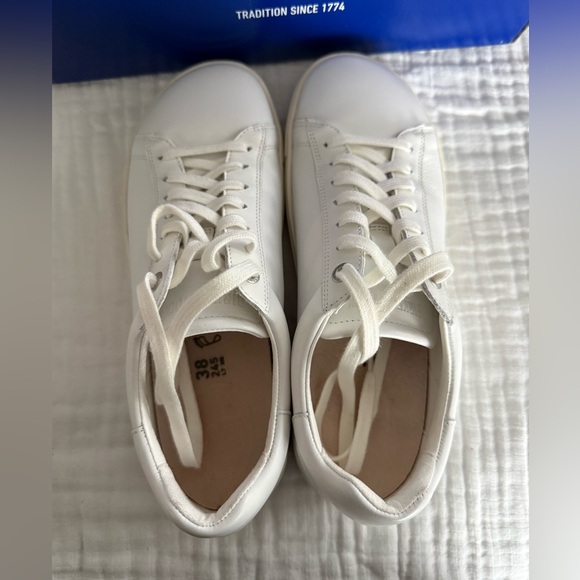 NWT Birkenstock Bend Low Leather Sneakers Size 38 Regular/Wide - Picture 2 of 6